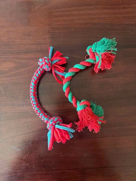 Photo of free 2 small dog rope toys (Hill East) #1
