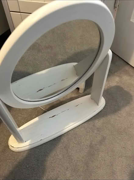 Photo of free White dressing table mirror (Worcester) #2