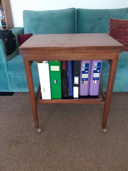 Photo of free Extendable, wheeled wooden trolly (Llangefni LL77) #3