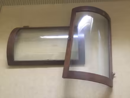 Photo of free Two curved glass sideboard doors (Georges Hall) #1