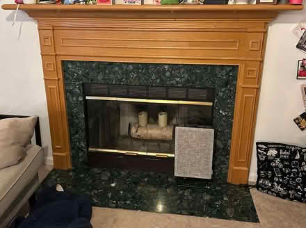 Photo of free Fireplace mantel (Brookeville -Georgia/Gold Mine) #1