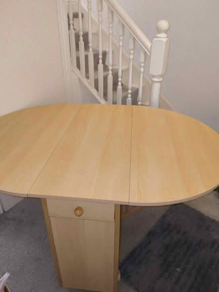 Photo of free Folding dining table with 3 chairs (Bermondsey SE16) #1