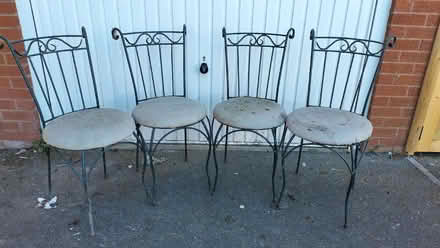 Photo of free 4 Victorian style garden chairs (Prestatyn LL19) #1