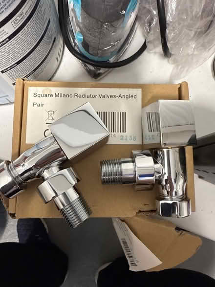 Photo of free New angled rad valves (Horsham) #1