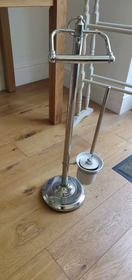 Photo of free Chrome toilet roll holder & brush stand (Oxford-Freegle CGA OX4) #1