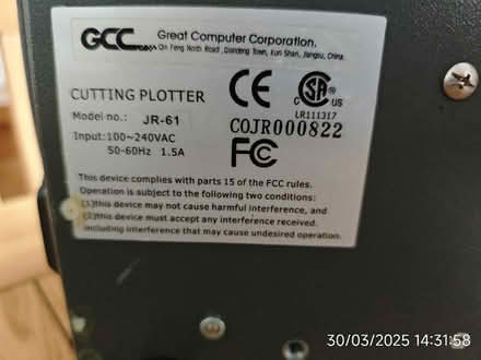 Photo of free Vinyl Cutter (NE33 South Shields) #4