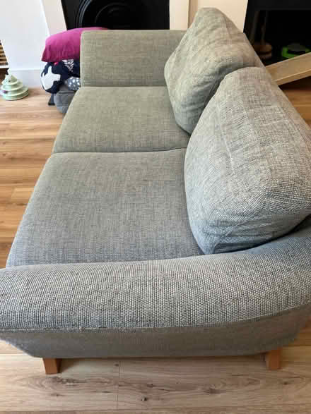 Photo of free Light blue 3 seater sofa (Surbiton KT6) #2