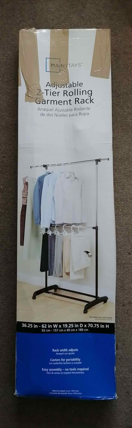 Photo of free Garment rack (Peterhouse Mews CB4) #1