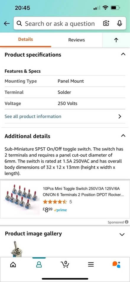 Photo of free On/off sub mini (WR89 Wadborough) #3