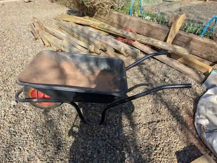Photo of free Black wheel barrow (Leominster HR6) #1