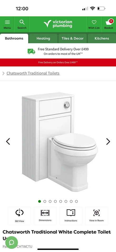 Photo of free New Chatsworth Toilet Unit (Glenleigh Park TN39) #1