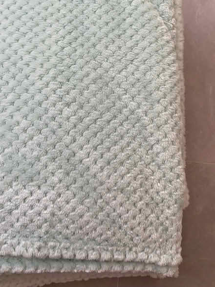 Photo of free XL mint green cosy throws x 3 (Fulham Palace Rd SW6) #3