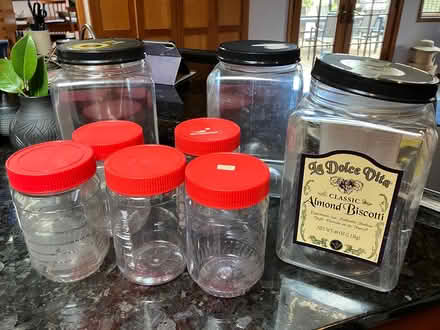 Photo of free clean empty plastic jars (White Oaks area of San Carlos) #1