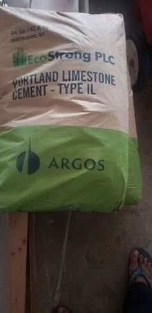 Photo of free 3 bags of limestone cement #1