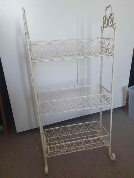 Photo of free white display shelves (x2) (G42) #1
