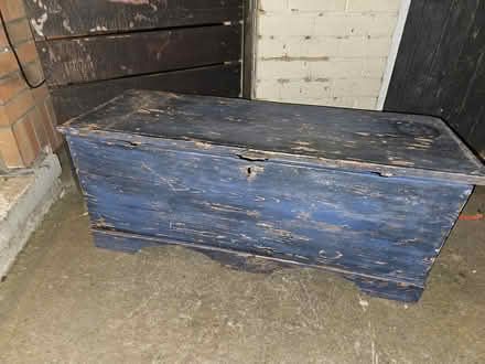 Photo of free Wooden upcycled trunk (LS26 rothwell) #3