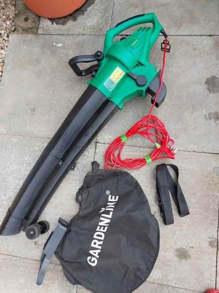 Photo of free Leaf Blower with bag and strap (Pitreavie Castle, KY11 8SQ) #1