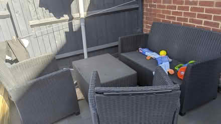 Photo of free Patio Set including the Parasol (DA11) #1