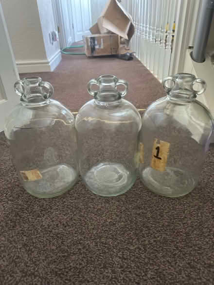 Photo of free 3 x Demijohn Jars (Redhill) #1