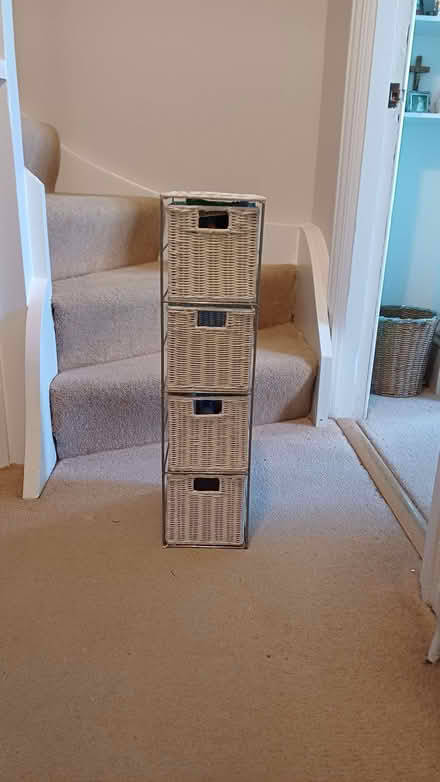 Photo of free 4 drawer small basket bathroom unit (Charlton OX12) #1
