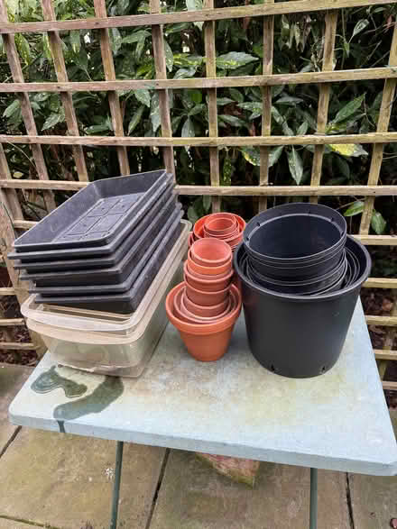 Photo of free Selection of used garden pots (Chigwell IG6) #1