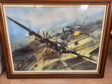 Photo of free Framed Print Of A Lancaster Bomber (CT19) #1