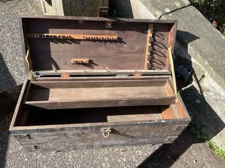 Photo of free Wooden toolbox (Helsington LA8) #2