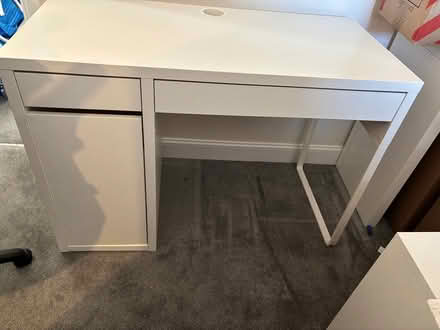 Photo of free IKEA white desk (CO7 6FS) #4