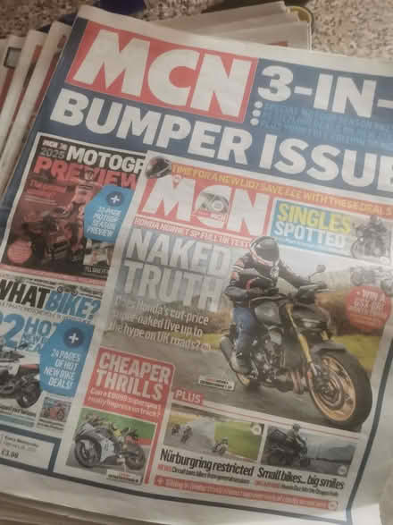 Photo of free Motorcycle newspapers (Kingsley Park) #1