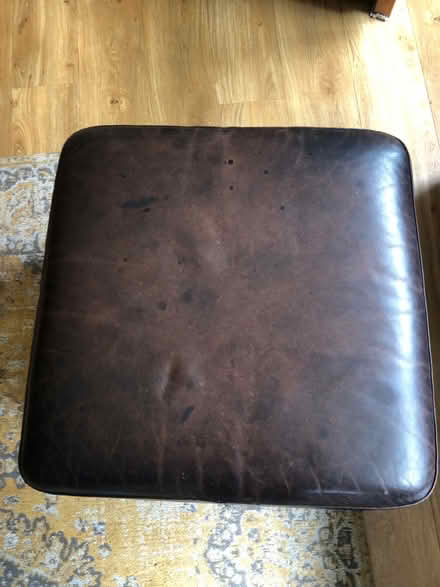 Photo of free Brown leather armchair (Knutsford WA16) #2
