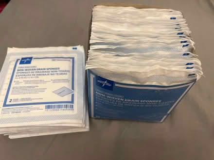 Photo of free 4”x4” Medline Drain Sponges (Portola District, SF) #1