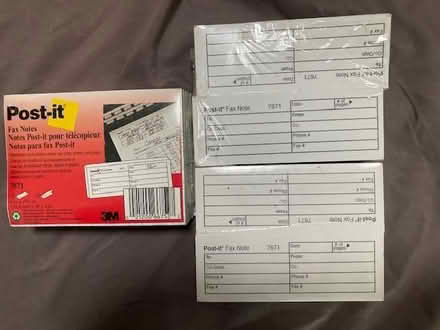 Photo of free Fax Post-its (6 packages) (Ravenna) #1
