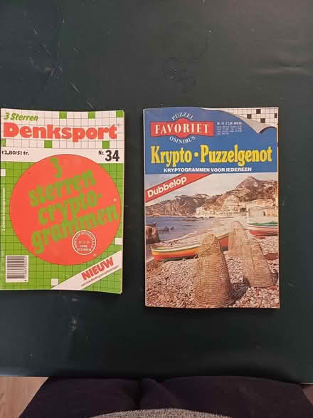 Photo of free Cryptic puzzles in DUTCH (18 Concorde Place) #1