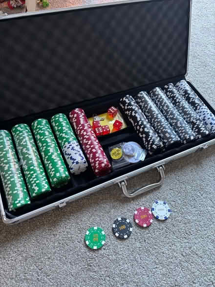 Photo of free Poker chip set (CM15 9EL) #1