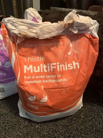 Photo of free Thistle multi finish plaster 15kg (Broadgate PR1) #1