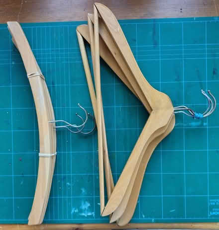 Photo of free Wooden coat hangers (Riverdene RG21) #1