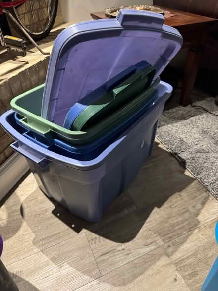 Photo of free Empty storage bins (Dairy Queen devon/Canfield EP) #1