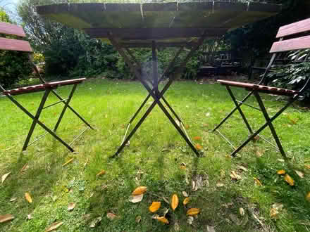 Photo of free Outdoor table and chairs (Heswall) #4