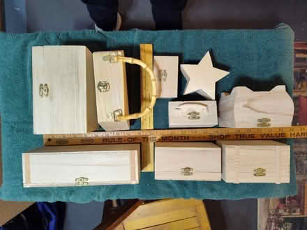 Photo of free Unfinished wood boxes (for crafts) (Saugus) #1