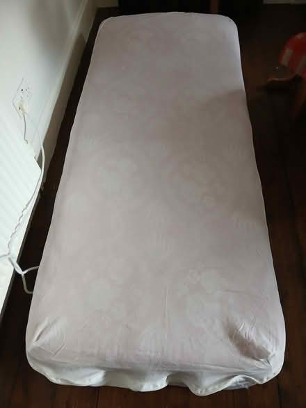 Photo of free Single mattress + cover for 2' 6" bed (Dunfermline KY12) #1