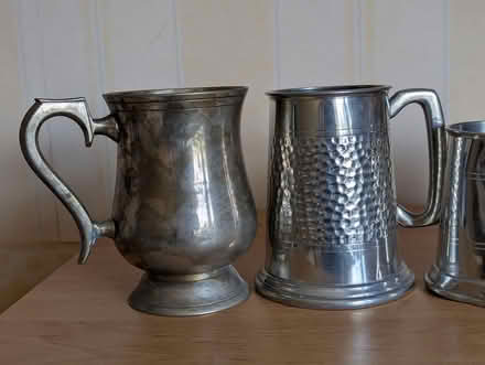 Photo of free 4 Pewter Tankards (Farnham GU9) #2