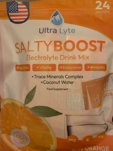 Photo of free Salty orange electrolyte drink (AL2) #1