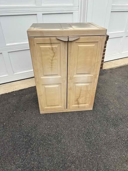 Photo of free 2 storage cabinets (6501 Fallwind Lane Bethesda) #1
