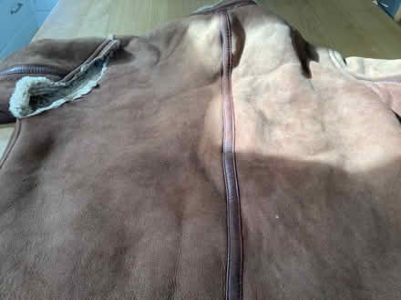 Photo of free Sheepskin jacket, badly torn (Loughborough LE11) #1