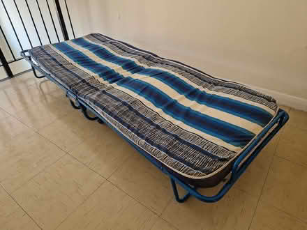 Photo of free Single fold out camp bed (E17) #3