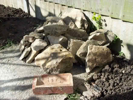 Photo of free Small pile of Cotswold stone pieces (Prestbury GL52) #1