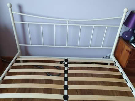 Photo of free king size metal bed frame only (Walkley S6) #1