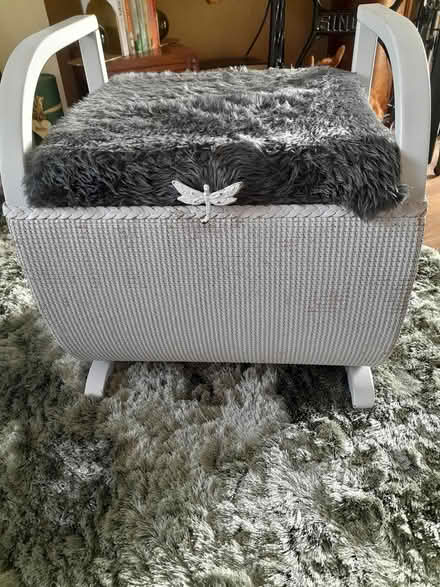 Photo of free Sprayed grey storage/washing basket (Westfield S20) #1