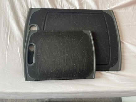Photo of free 2 plastic cutting boards (SK1, central stockport) #1