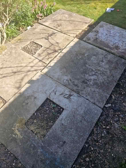 Photo of free 6 large heavy concrete flat slabs (Titchfield Common PO14) #4